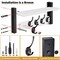 Sorbus Floating Wall Shelf with Hooks for Entryway, Bathroom, Bedroom, Kitchen, or Mudroom